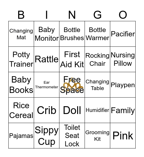 B  A  B  Y Bingo Card