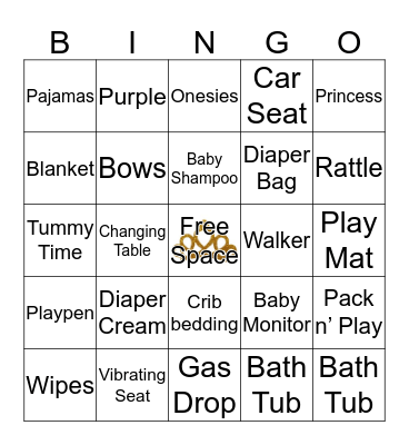 B  A  B  Y Bingo Card