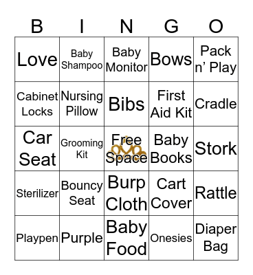 B  A  B  Y Bingo Card