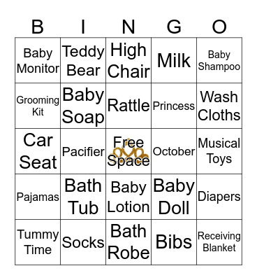 B  A  B  Y Bingo Card