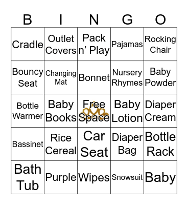 B  A  B  Y Bingo Card