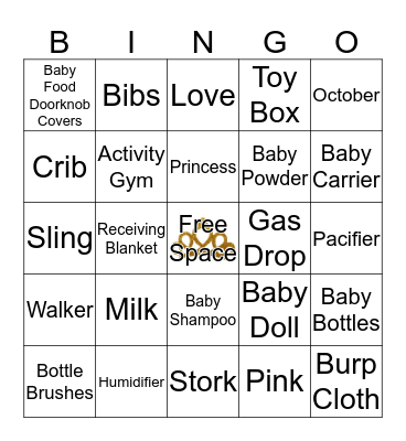 B  A  B  Y Bingo Card