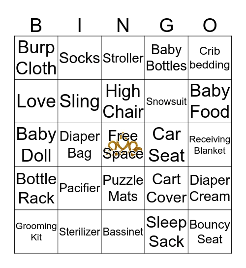 B  A  B  Y Bingo Card