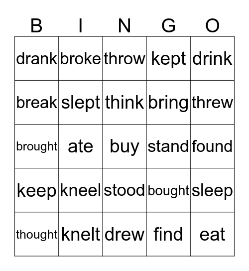 Red 80 Bingo Card