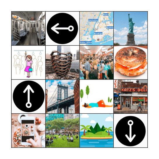 New York Bingo!!!! Bingo Card