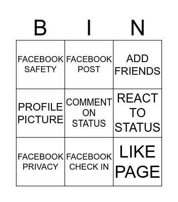 DIALUP Session 3 Bingo Card