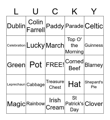 Lucky BINGO Card