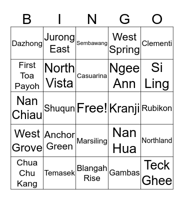 Nascans Bingo Card
