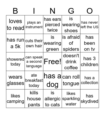 LBC 2020 Bingo Card