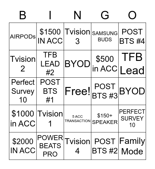 Evanston  Bingo Card