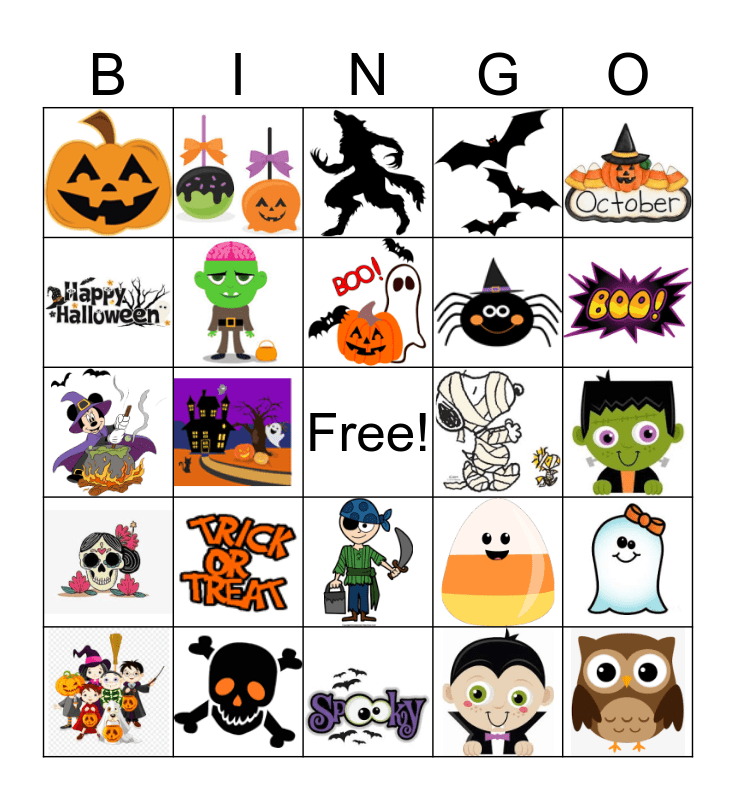 Monster Mash Bingo! Bingo Card