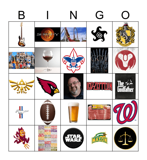 Robert's 39 Again Bingo Card