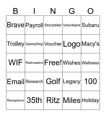 MAWGBA in September Bingo Card