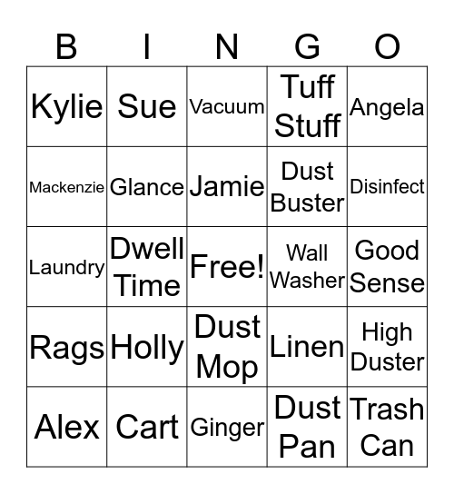 Evs Bingo Card