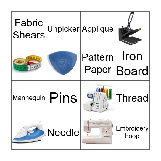 Are you a textiles designer already? Bingo Card