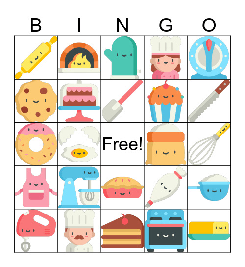 Peoplescout UK - Baking Bingo Card