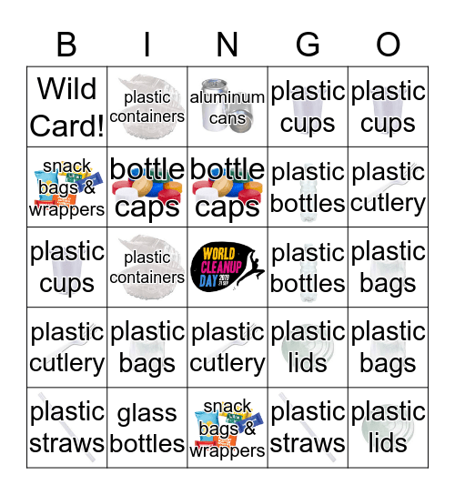 World Cleanup Day 2019 Bingo Card
