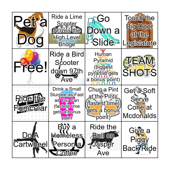 Birthday Bingo Card