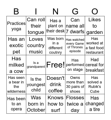 Crowe Soberman People Bingo Card