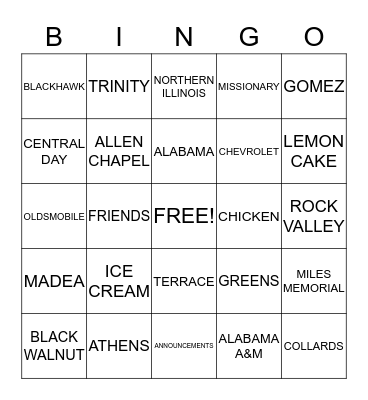 MAGGIE'S BIRTHDAY BINGO Card