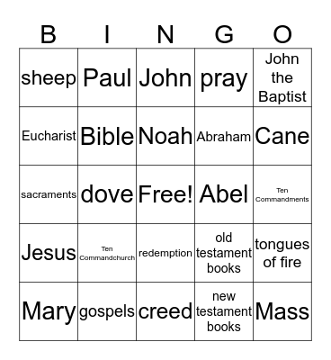 7th Grade PSR Bingo Card