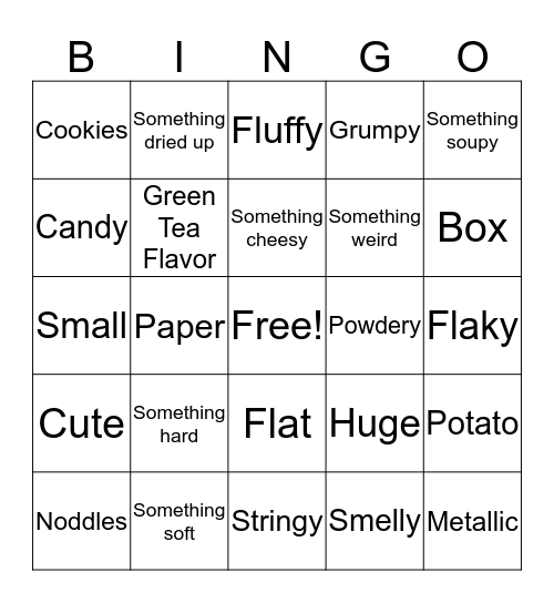 Poro's Photo Bingo! Bingo Card