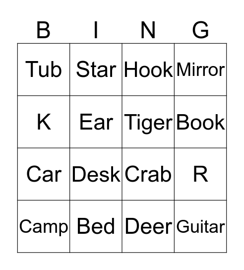 Final K R B Bingo Card