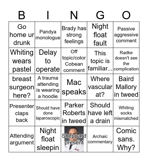 M&M 8/7 Bingo Card