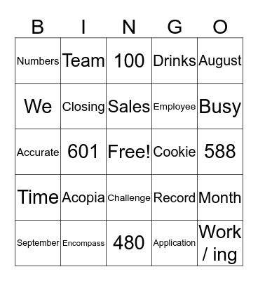 Acoipa Bingo Card