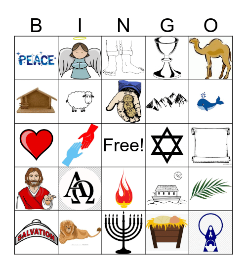 Christian Bingo Card