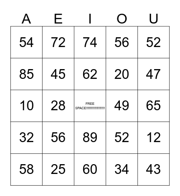 Untitled spider girl Bingo Card