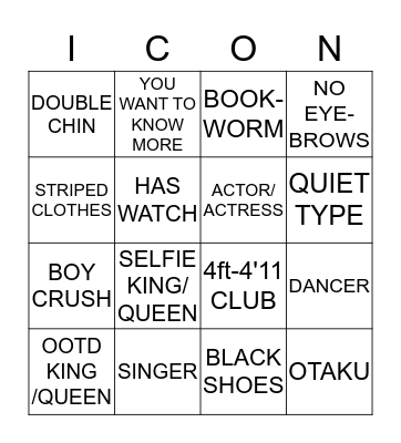 FIND ME BABY Bingo Card