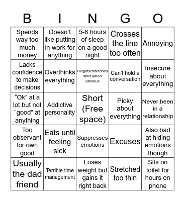 tromboner  Bingo Card