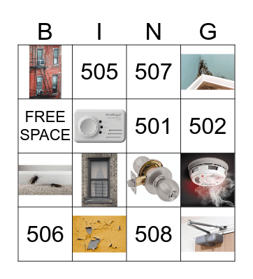 Code Inspector Training Bingo! Bingo Card
