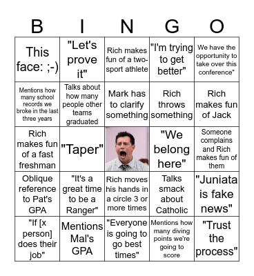 Rich Bingo Card
