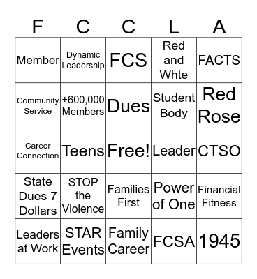 Gavin's Bingo Card of Something Bingo Card