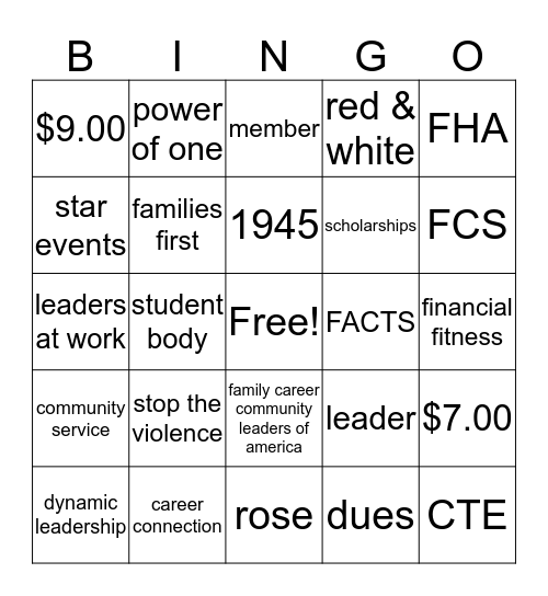 5tunin Bingo Card