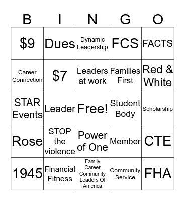 Leahh Bingo Card