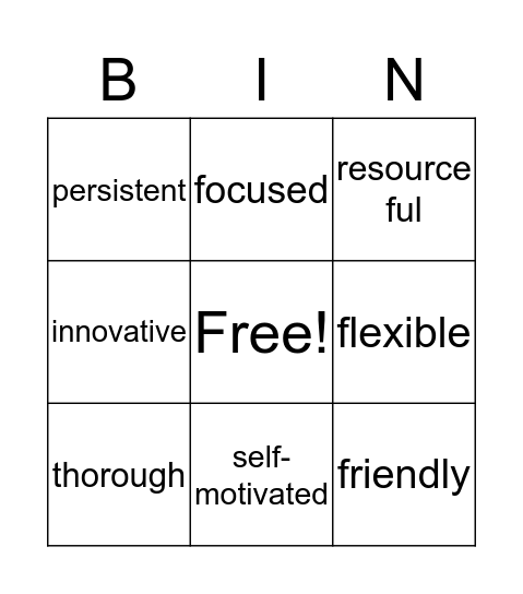Entrepreneurs Bingo Card