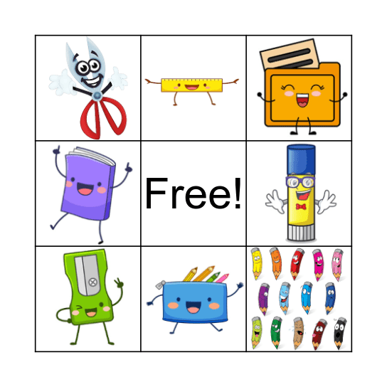 schoolspullen Bingo Card