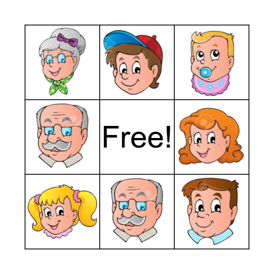 FAMILY BINGO Card