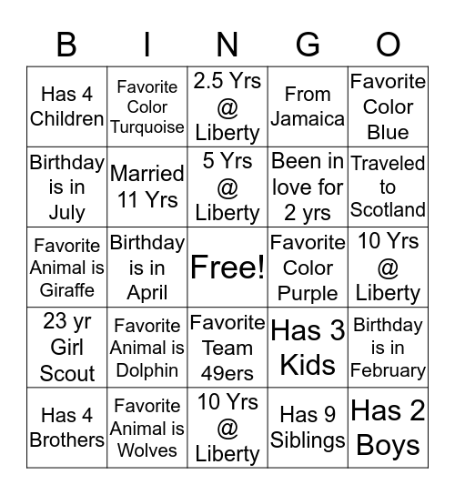 Mohawk Day Hab DSP Week 2019 Bingo Card