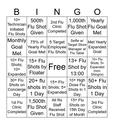 Path to Better Health Bingo Card