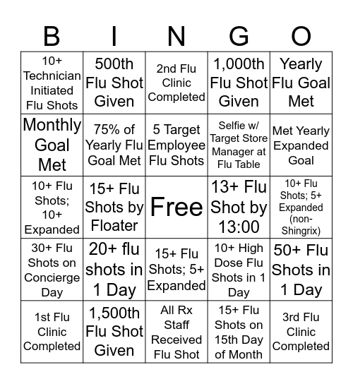 Path to Better Health Bingo Card