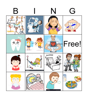 Health Bingo Card