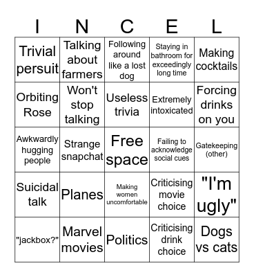 Flan bingo Card