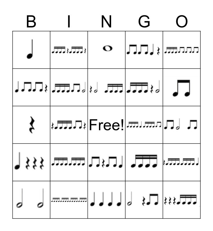 Play Rhythm Bingo Online | BingoBaker