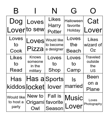 Icebreaker BINGO Card