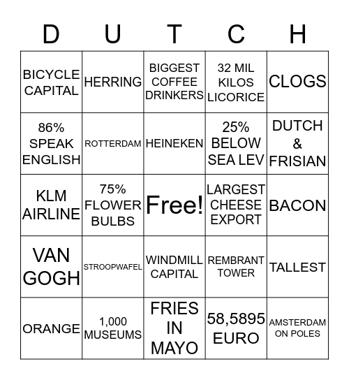 MLCo Bingo Card