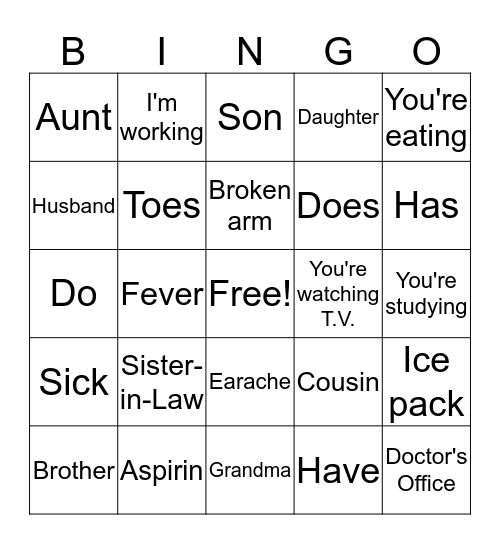 Unit 3 & 4 Review Bingo Card